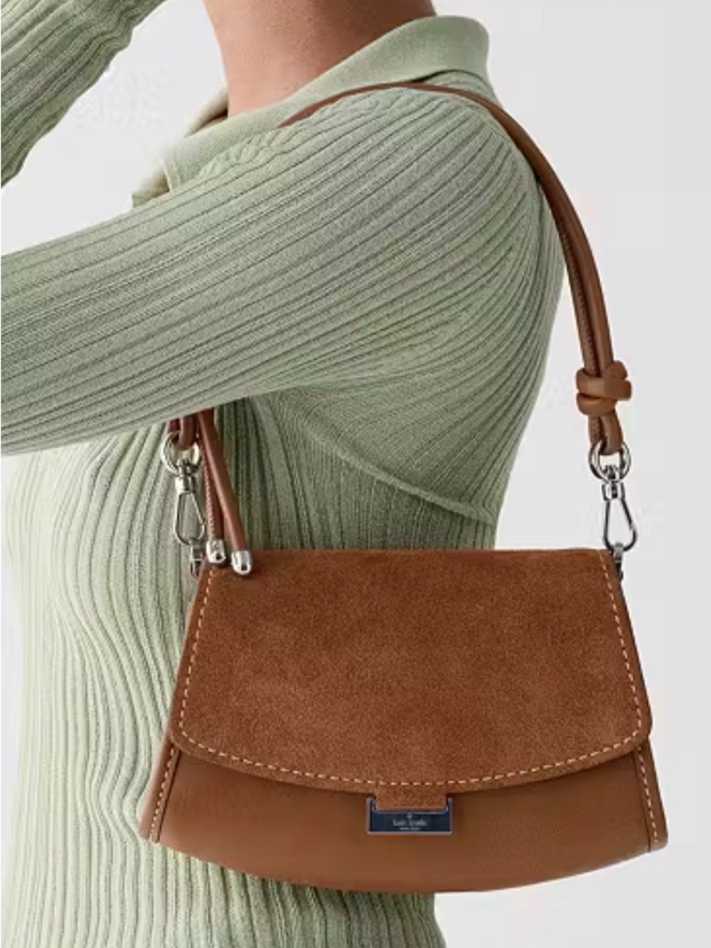 •September Giveaway• Kate Spade Suede Mini Crossbody Bag MSRP $339 - Picture 4 of 5